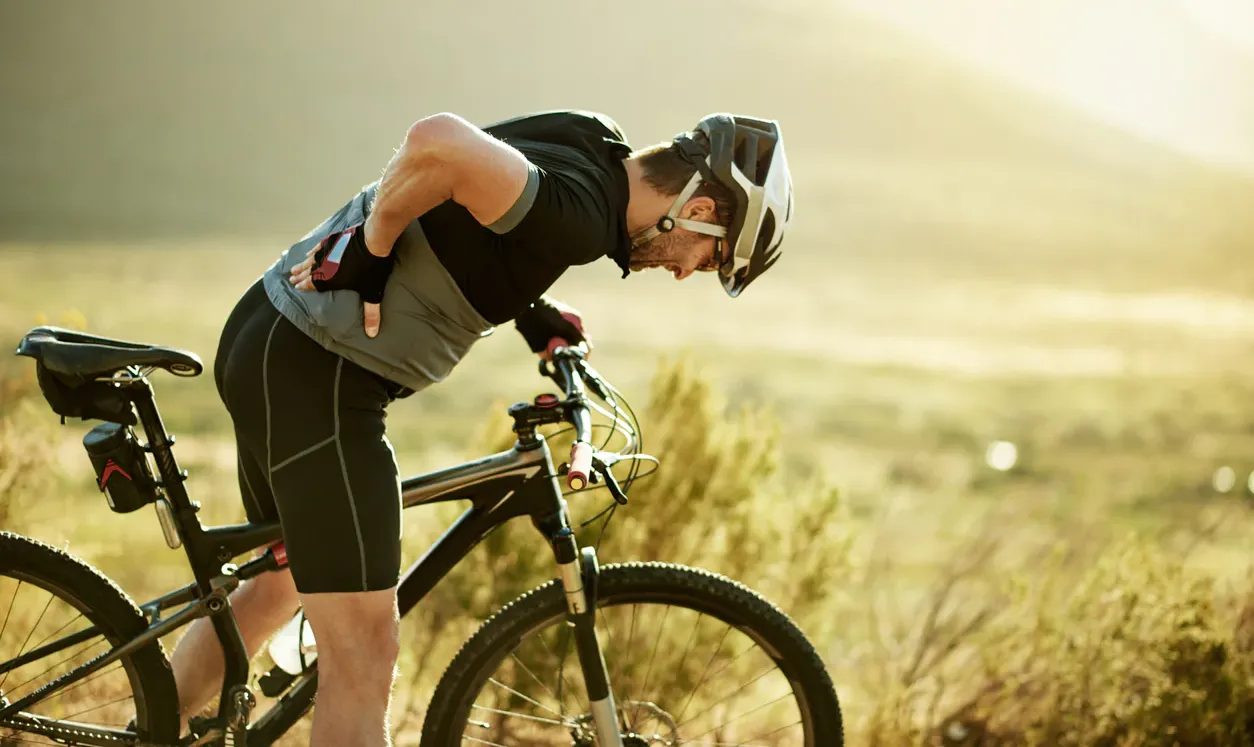 allenamento con e-bike e il mal di schiena